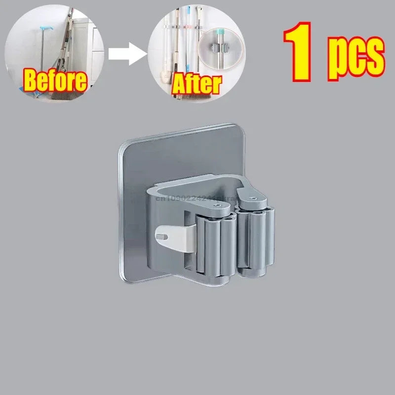Self-adhesive Broom/Mop Holder