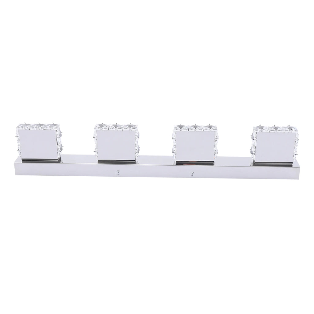 4-Head Crystal Mirror Light LED