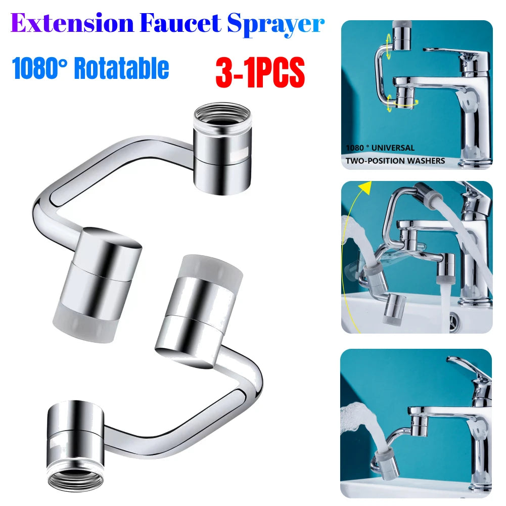 1080° Rotatable Bathroom  Faucet Sprayer Head