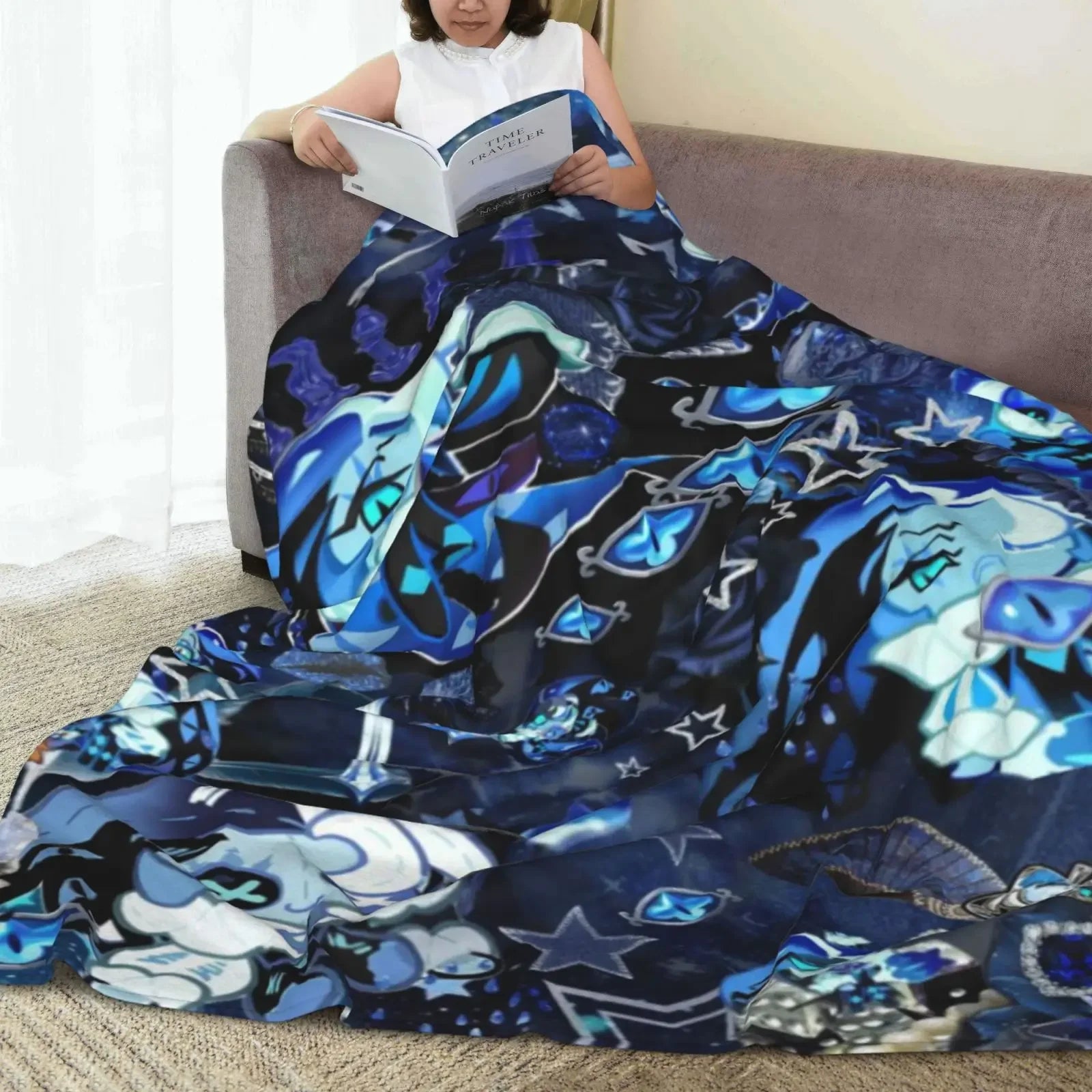Ultra-Soft Lightweight Flannel Throw Blanket