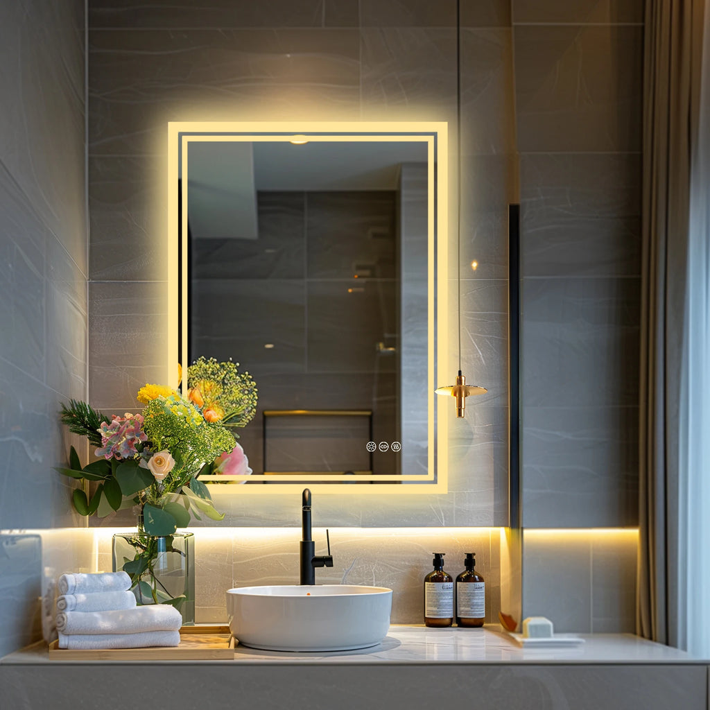 LED Backlit Mirror  with Lights