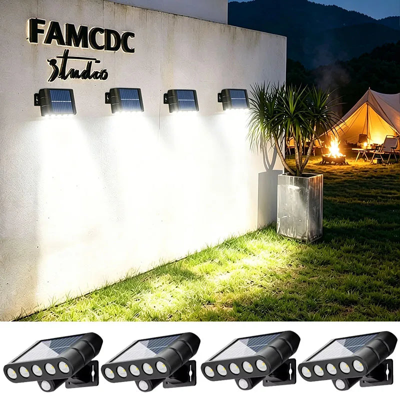 Solar Powered Outdoor Security Lamp