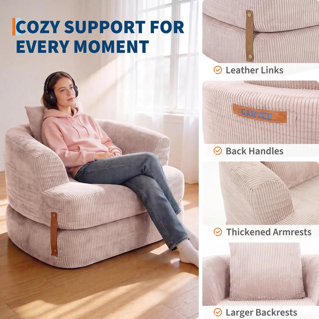 Folding Sofa Bed with Backrest