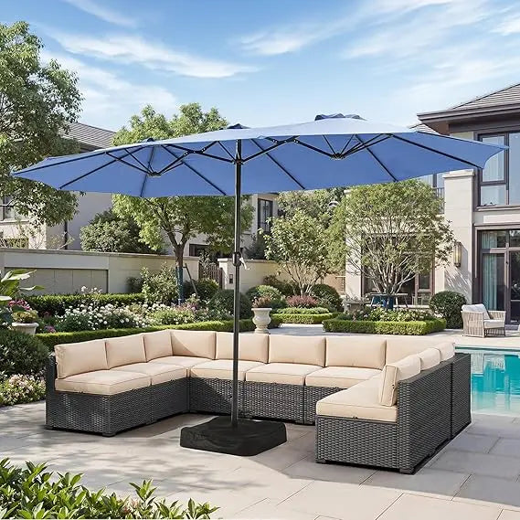 15ft Patio Umbrella with Base