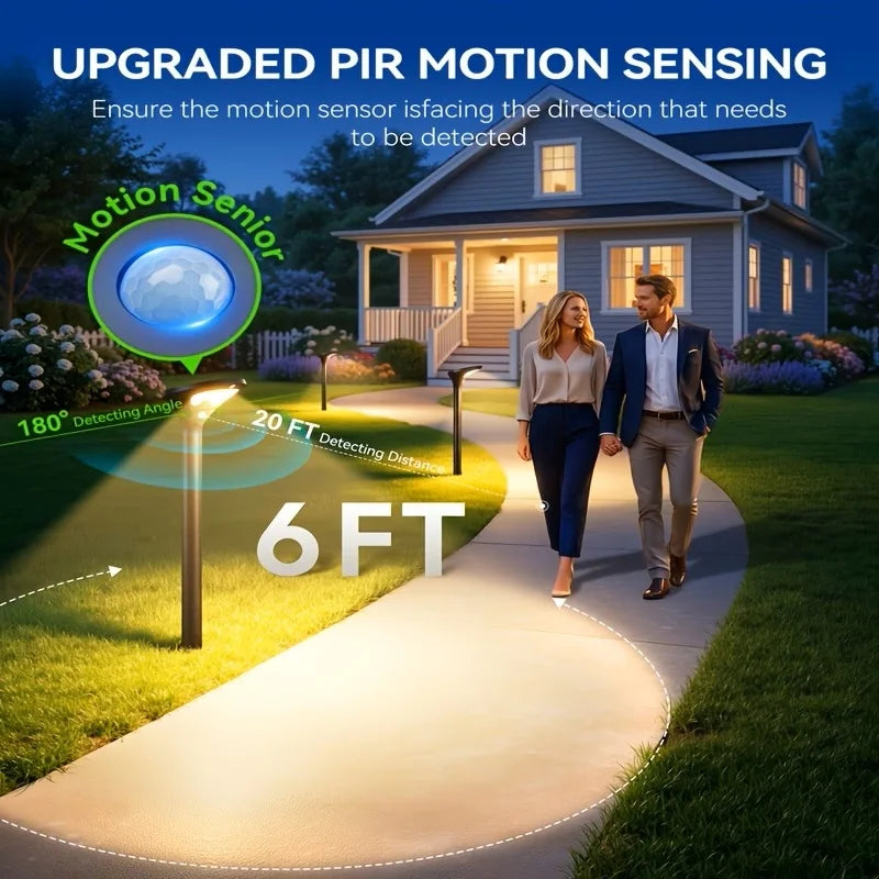 Solar Pathway Lights Motion Sensor