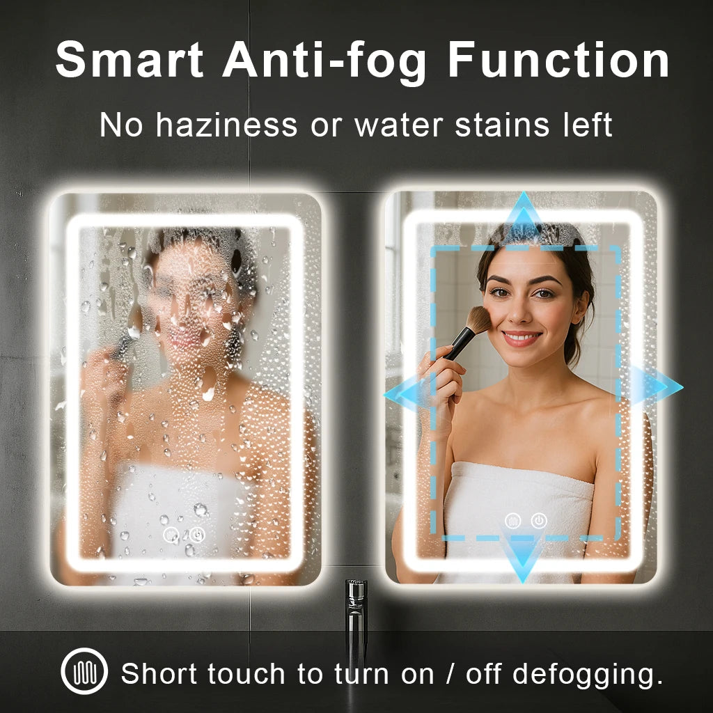 20x28 inch LED Bathroom Mirror with Backlit Lights