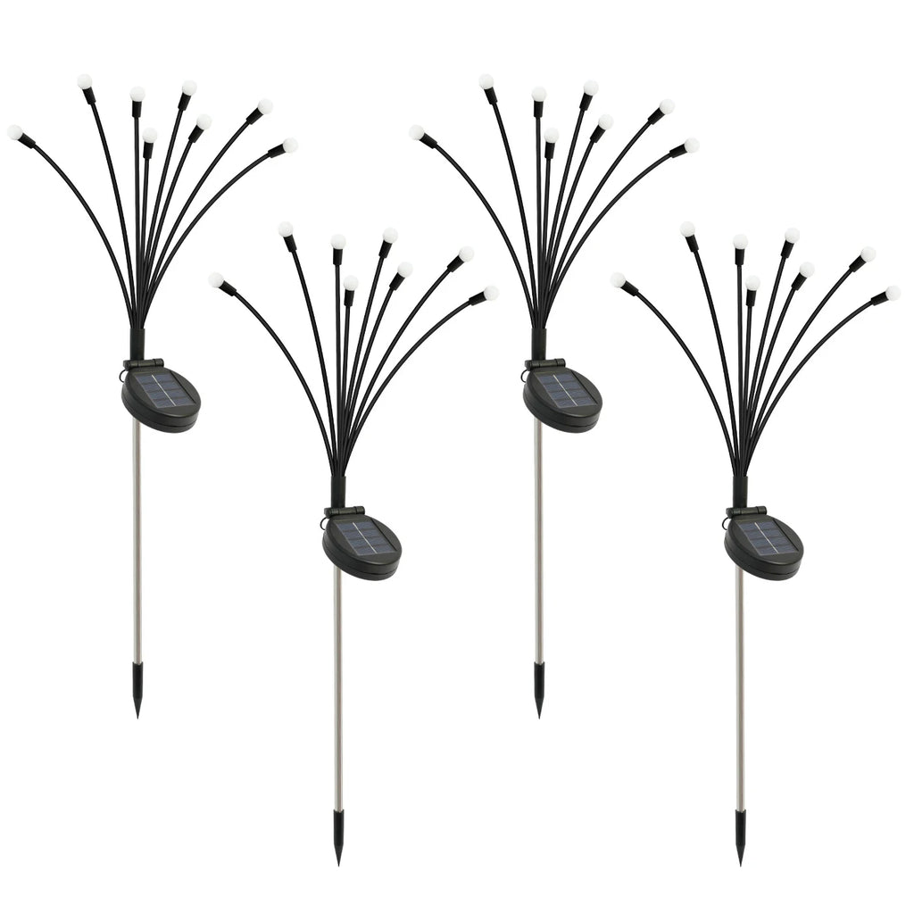 8-Head LED Solar Outdoor  Garden Lights Waterproof