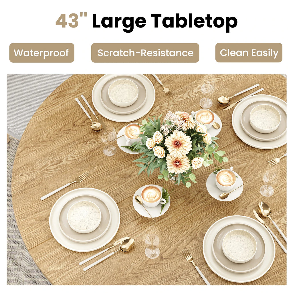 43" Round Dining Table