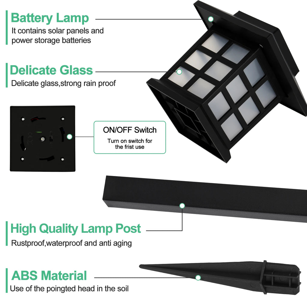 12Pc. Set Solar Lights