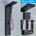 Black LED Shower Faucet Shower Panel & Column
