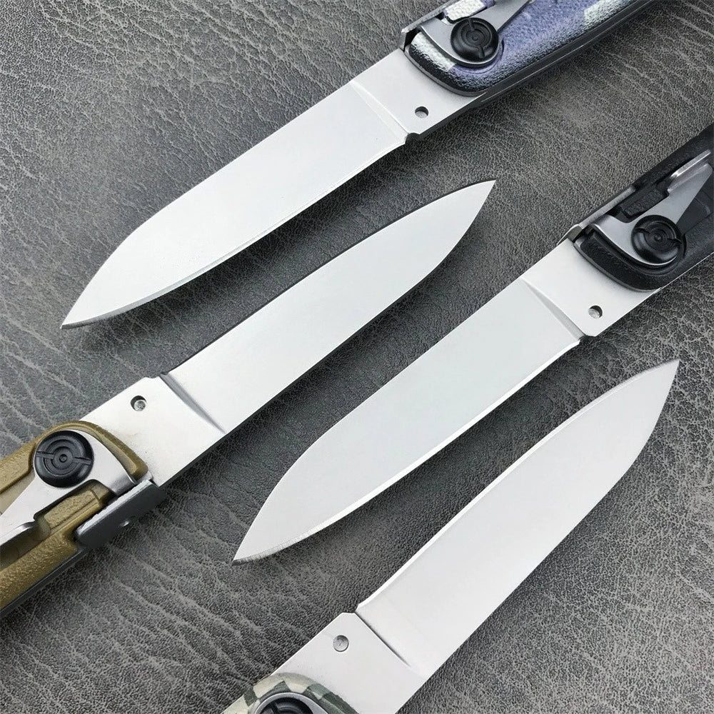 4 Colors Folding Knife with Nylon Sheath
