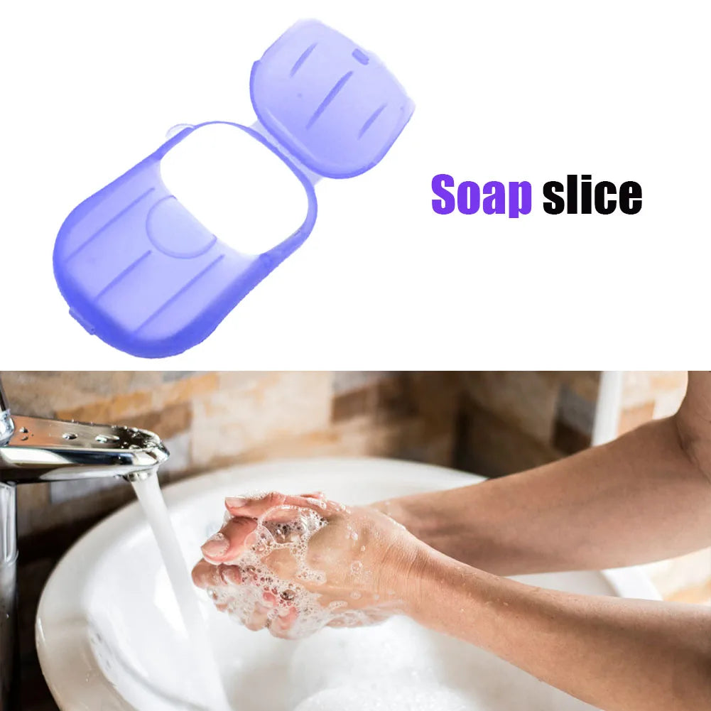 20Pcs Disposable Travel Soap Paper