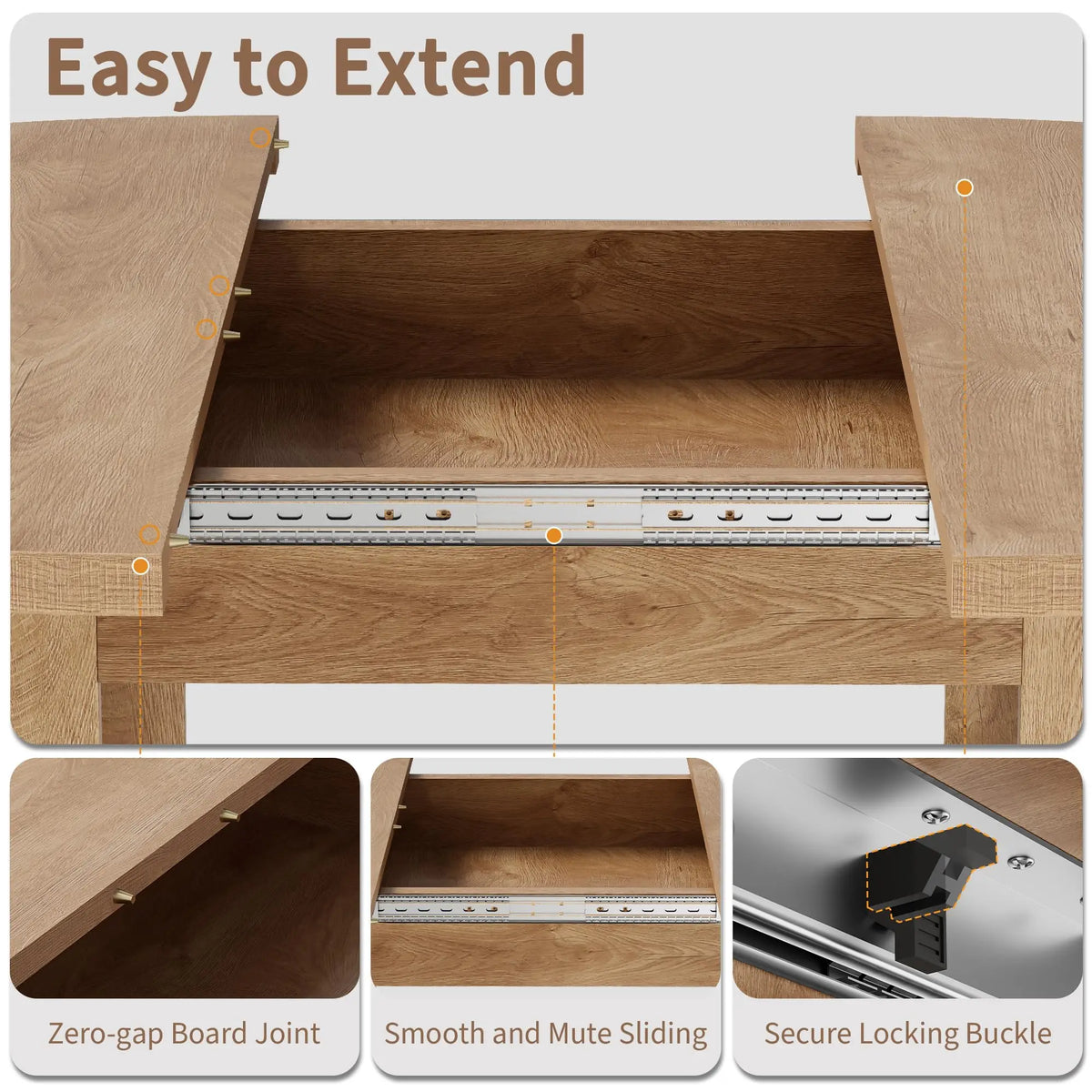 Extendable Round To Oval Dining Table