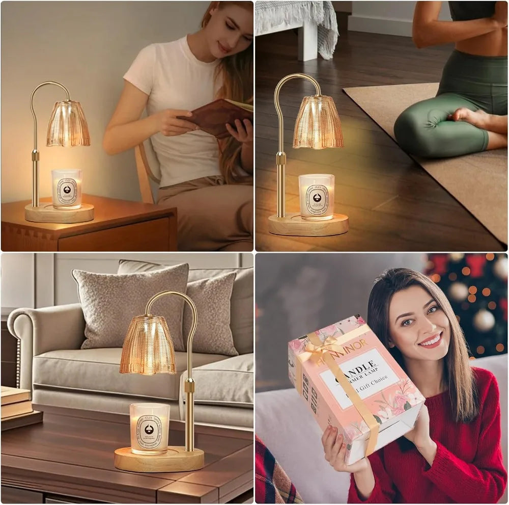 Candle Warmer Lamp with Timer & Dimmer