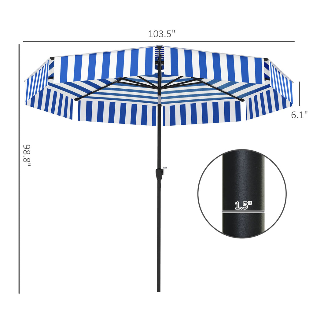 8.6ft Patio Umbrella