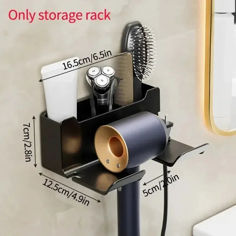 1 Pcs Hair Dryer Bathroom Organizer