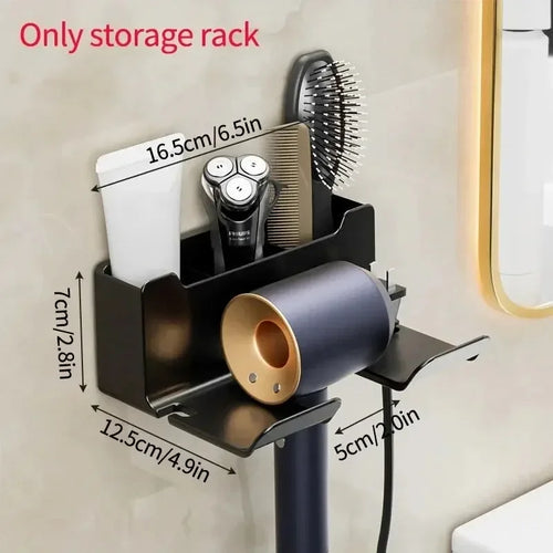 1 Pcs Hair Dryer Bathroom Organizer
