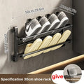 Shoe/towel Rack Wall-mounted, folding