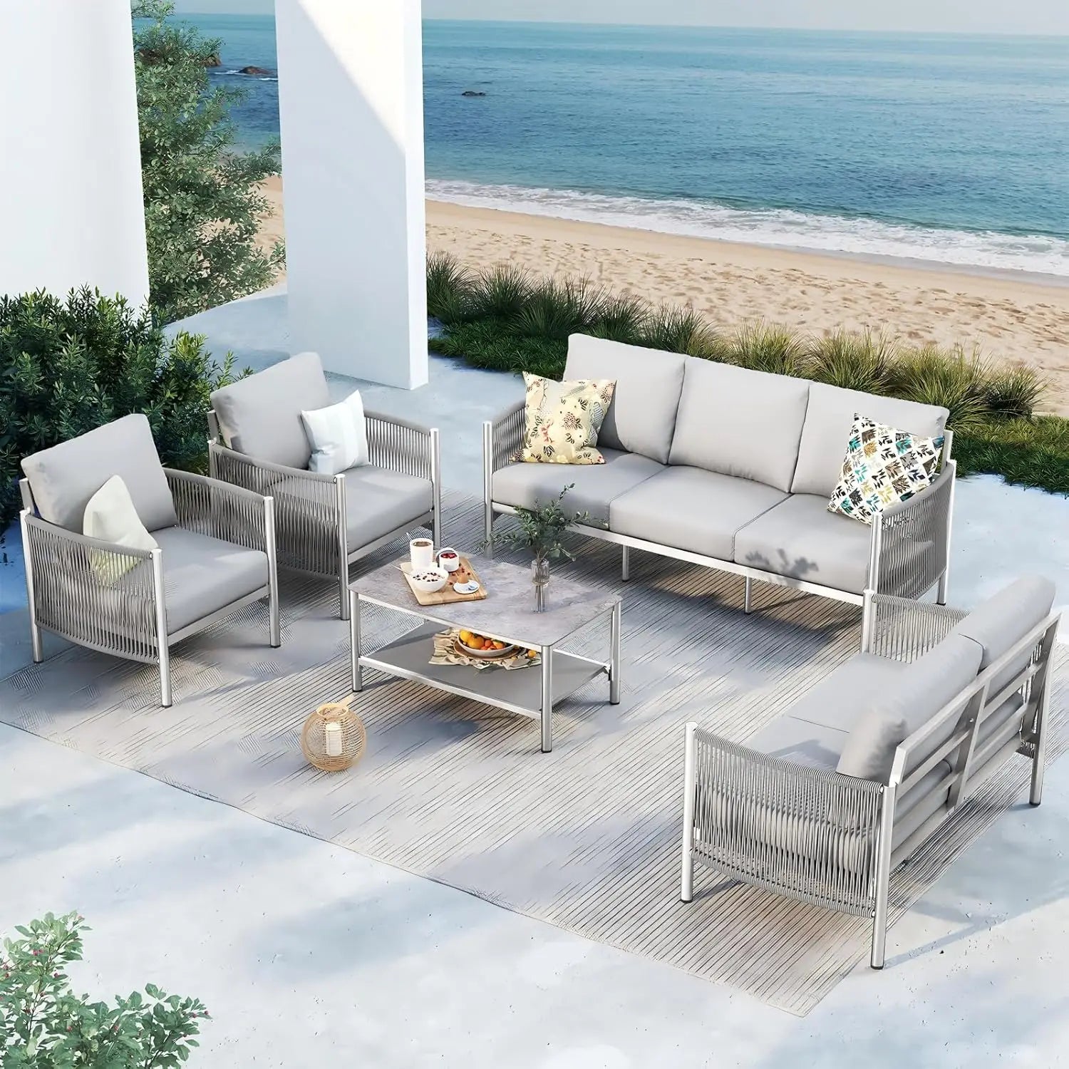 Outdoor Patio Furniture Set Coffee Table