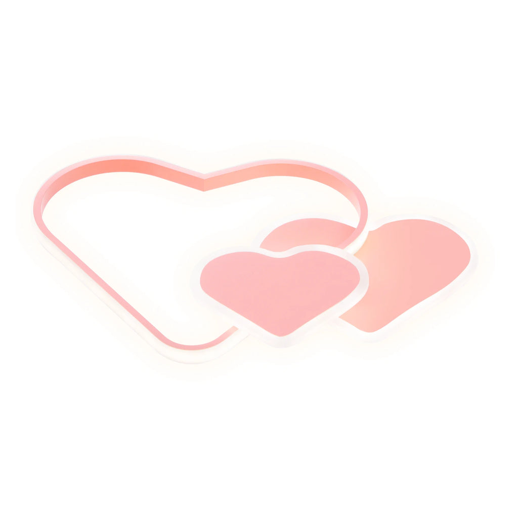 Heart-Shaped LED Ceiling Lamp
