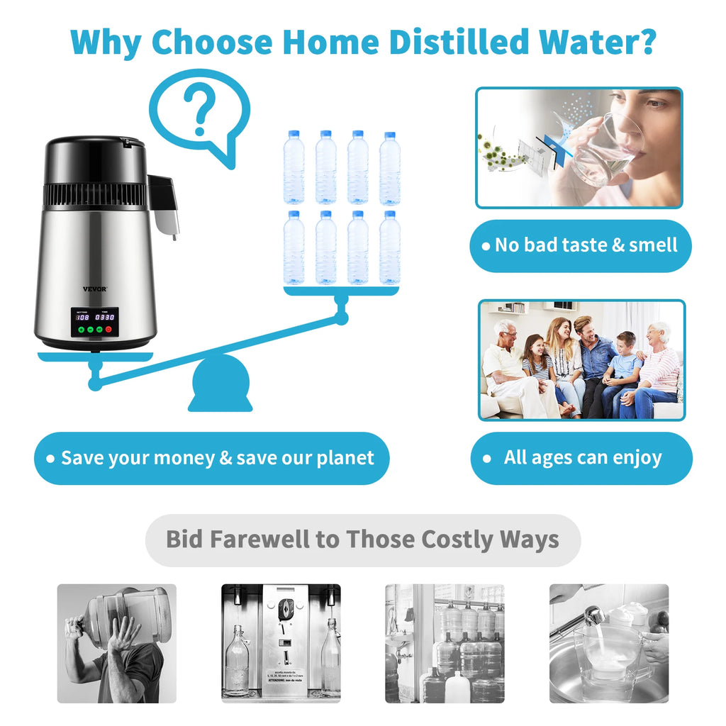 4L Water Distiller Purifier