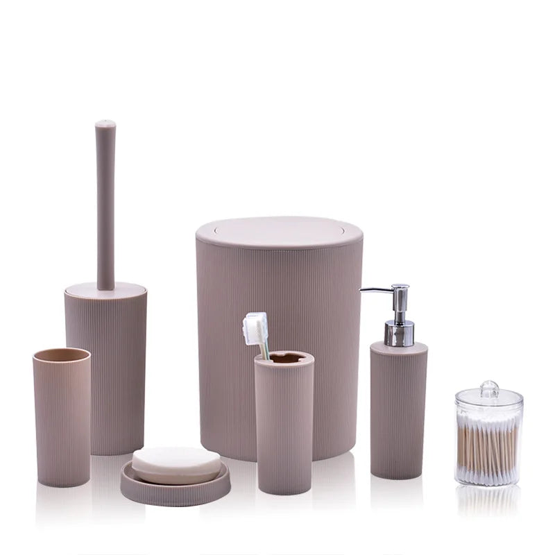 7pc. Bathroom Toiletry Set