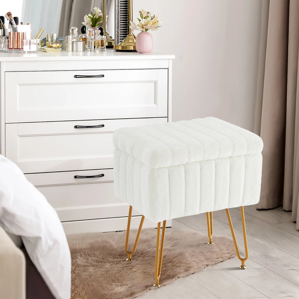 Living Room Hidden Storage Ottoman