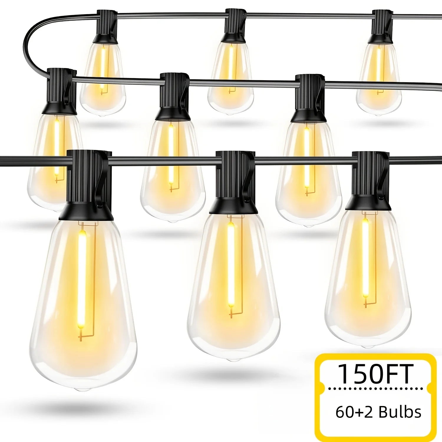 LED Outdoor String Lights, Waterproof