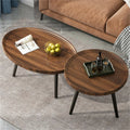 2 Mid-Century Coffee Table, Solid Wood