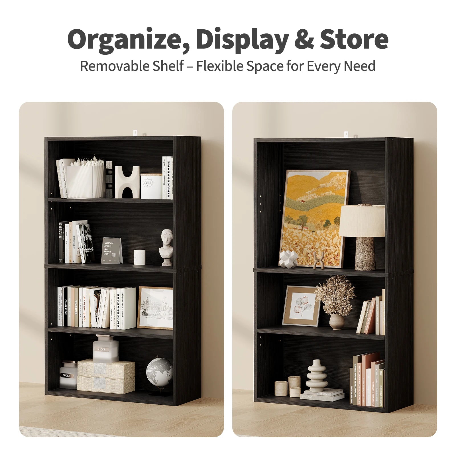 Wooden Shelf Bookcase