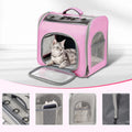 Breathable Pet Backpack With Front Opening