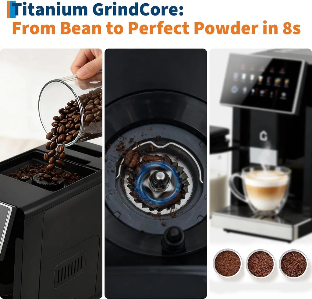 Espresso Maker/Milk Tank/Brewer/Grinder