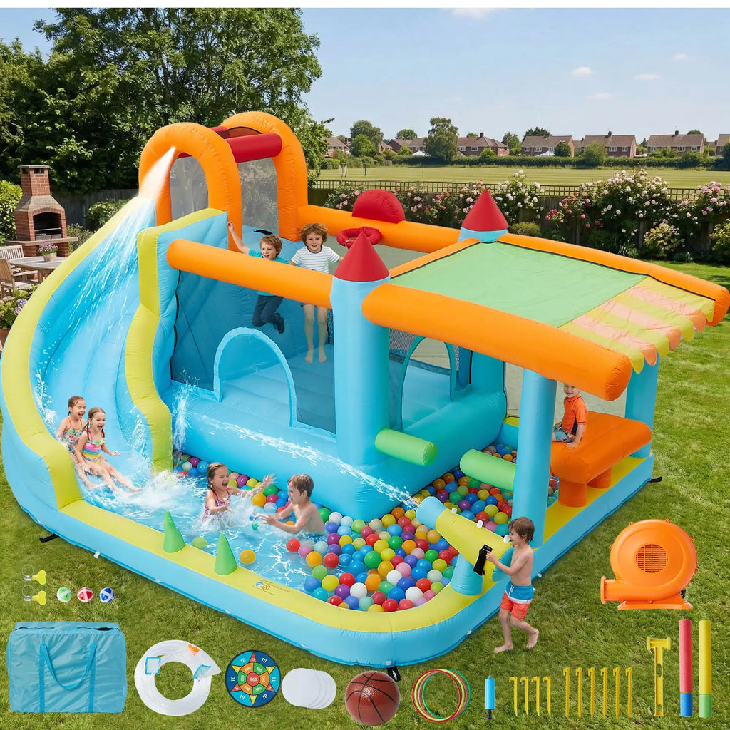 14x10FT Inflatable Wet Bounce House