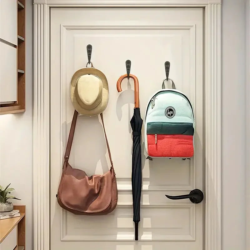 Alloy Hooks with Screws Wall Mounted Hangers