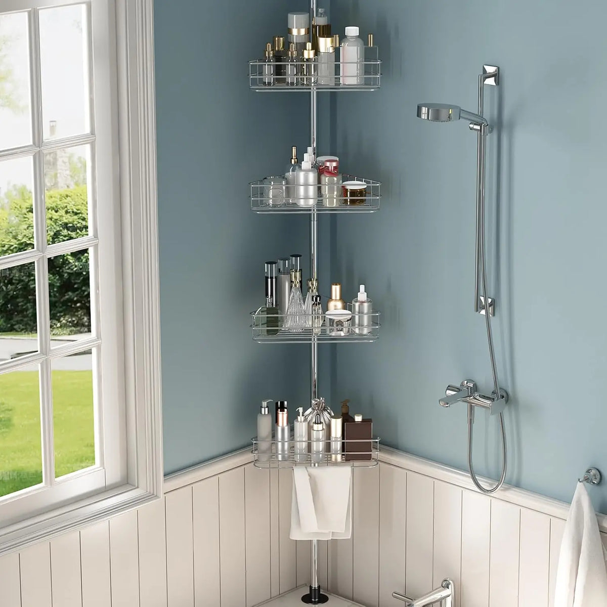 Bathroom Corner Shower Organizer
