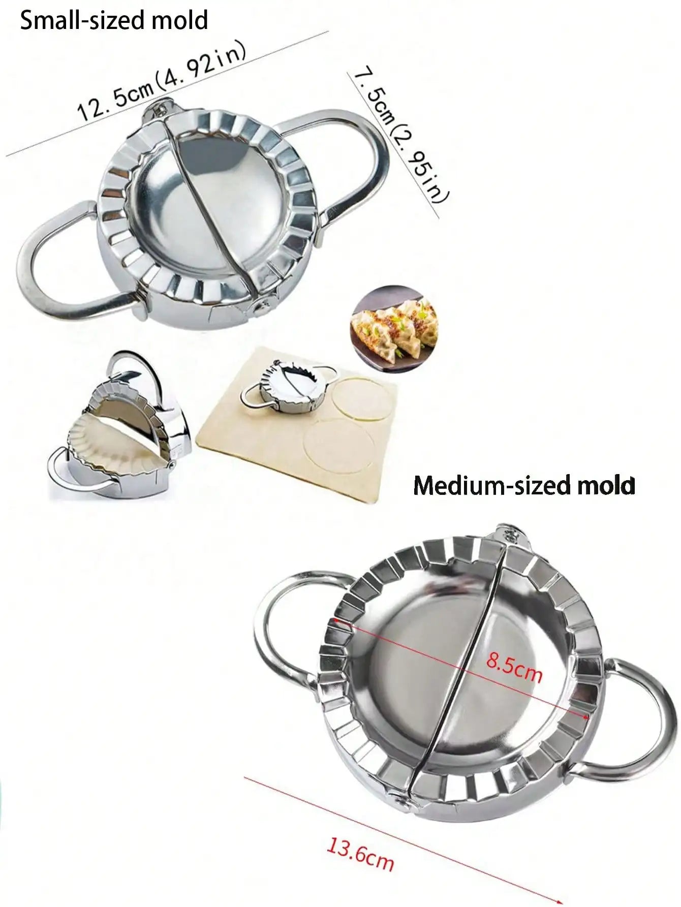 Stainless Steel Dumpling and Pastry Maker