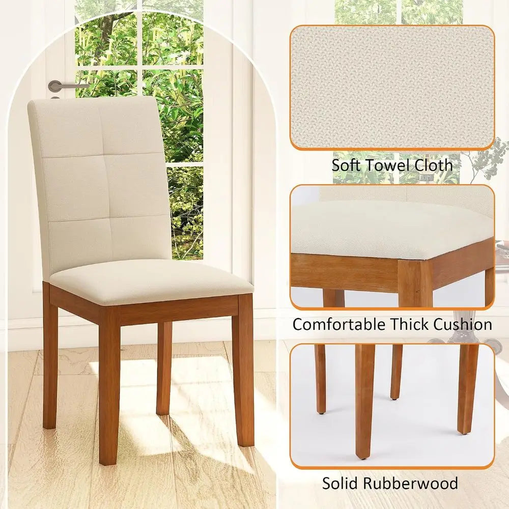 Upholstered Dining Chairs Set of 4