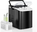 Portable Ice Maker, 26lbs/24H Self-Cleaning, Quiet