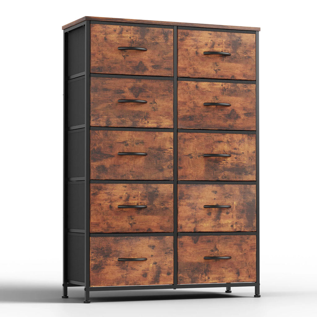 10 Fabric Drawer Dresser, Nightstand