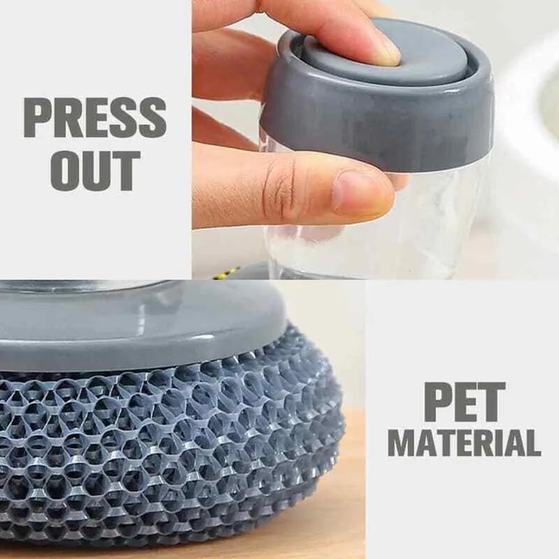 Kitchen Soap Dispensing Brush/Scrubber