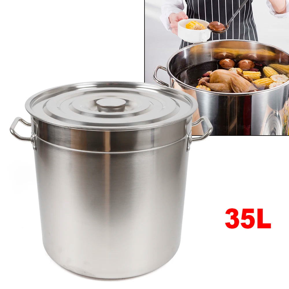 35L Stainless Steel Cooking Pot