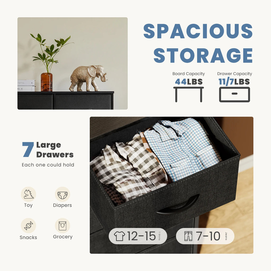 7 Fabric Drawer Dresser