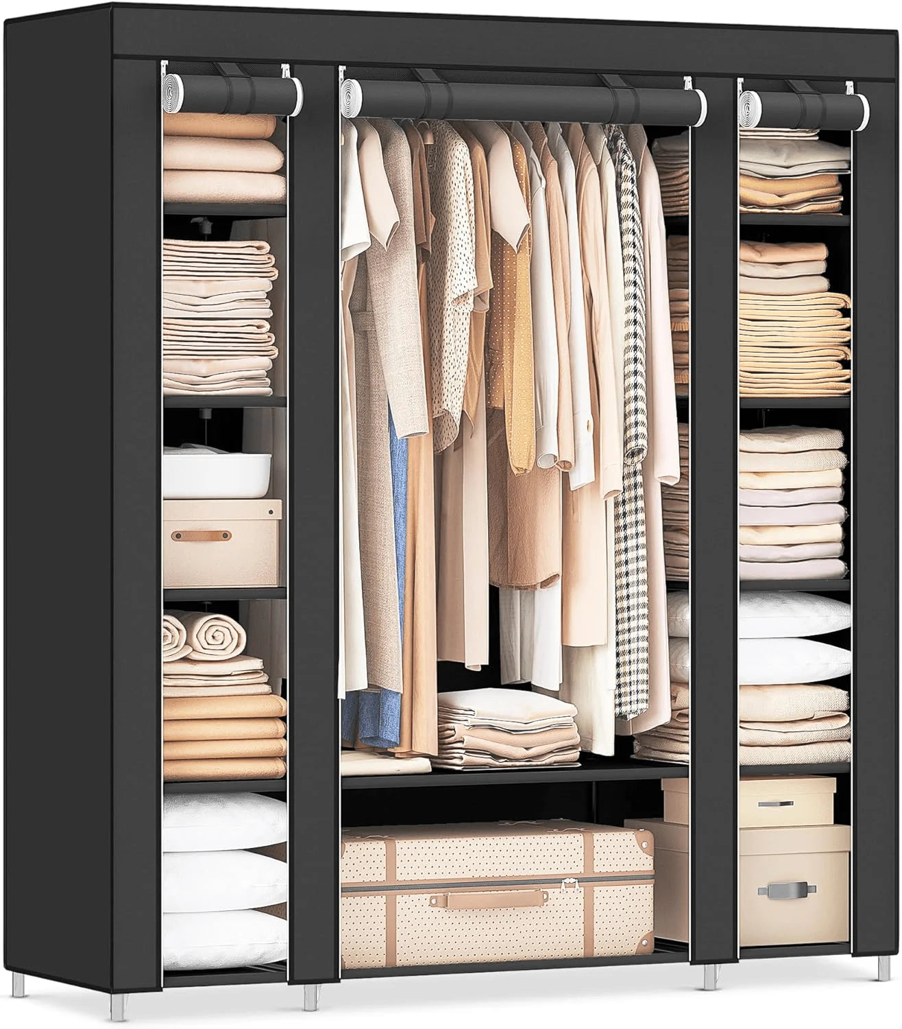 69" Inch Bedroom Wardrobe Organizer