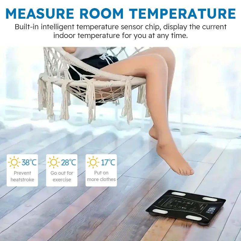 Body Fat Scale Wireless LED Digital Bathroom