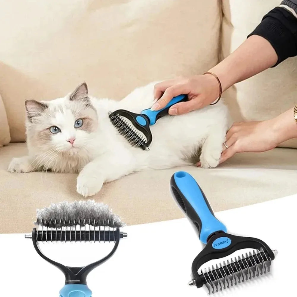 Stainless Steel Pet Grooming Brush Dog, Cat Hair