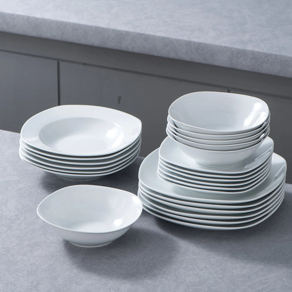 24-Piece Porcelain Tableware Set
