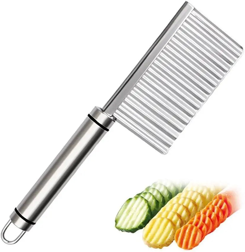 Stainless steel Crinkle Vegetable/French Fry Cutter