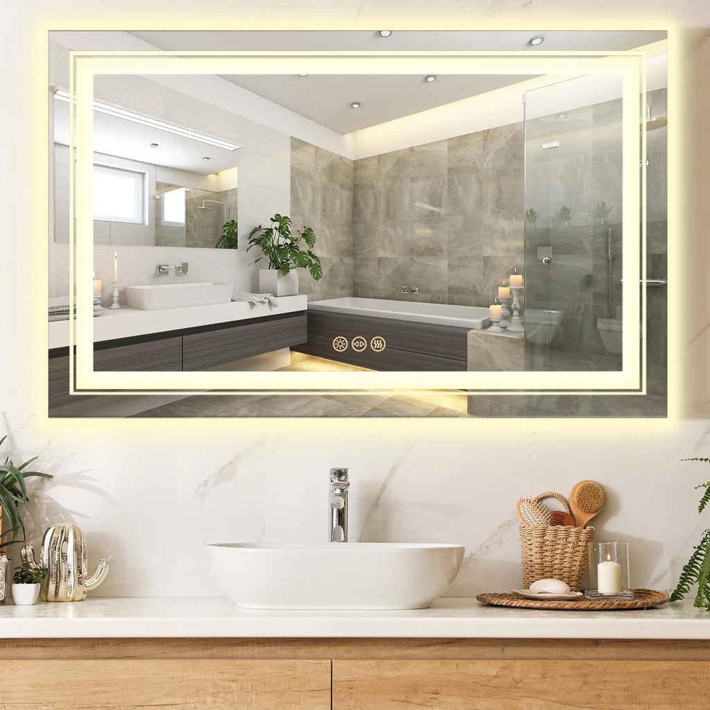 LED  Mirror 40"x 24" Front and Backlit dimmable