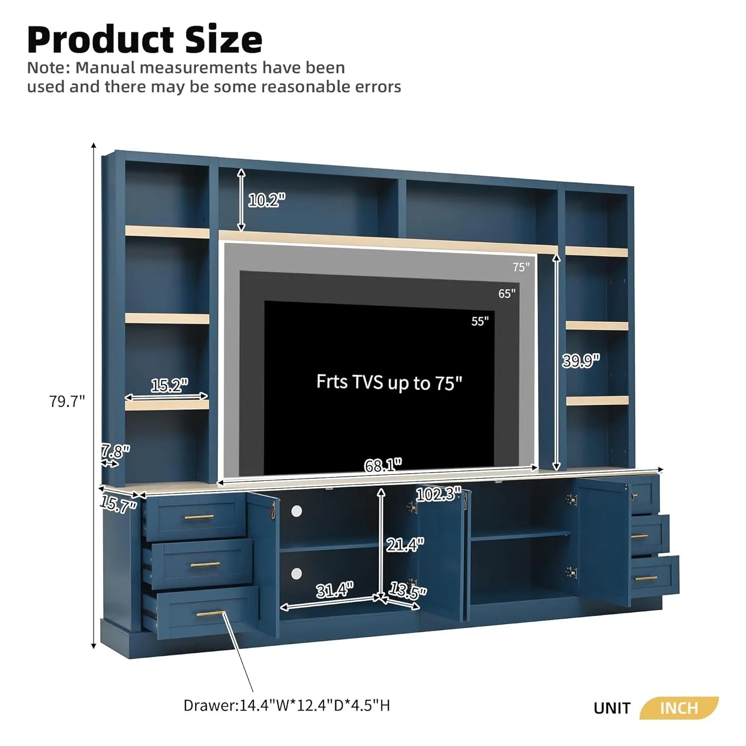 4-Piece Entertainment Center