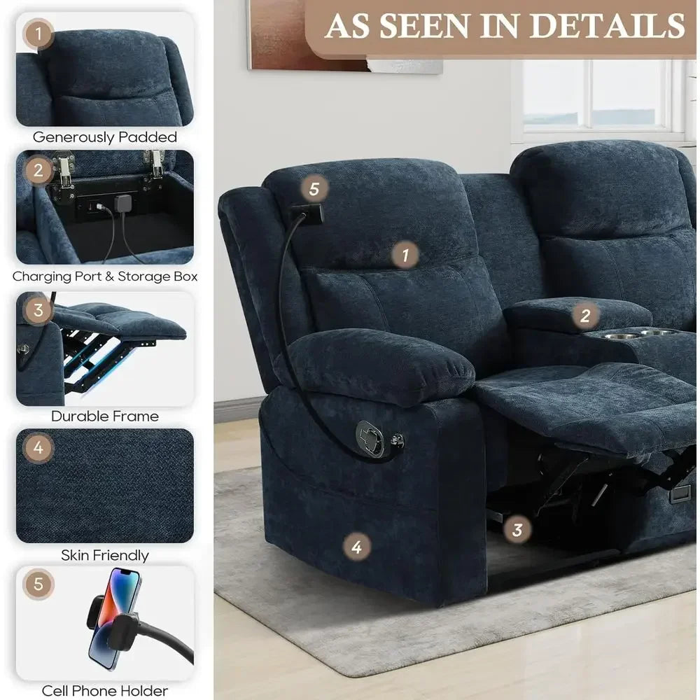 Manual Recliner Loveseat